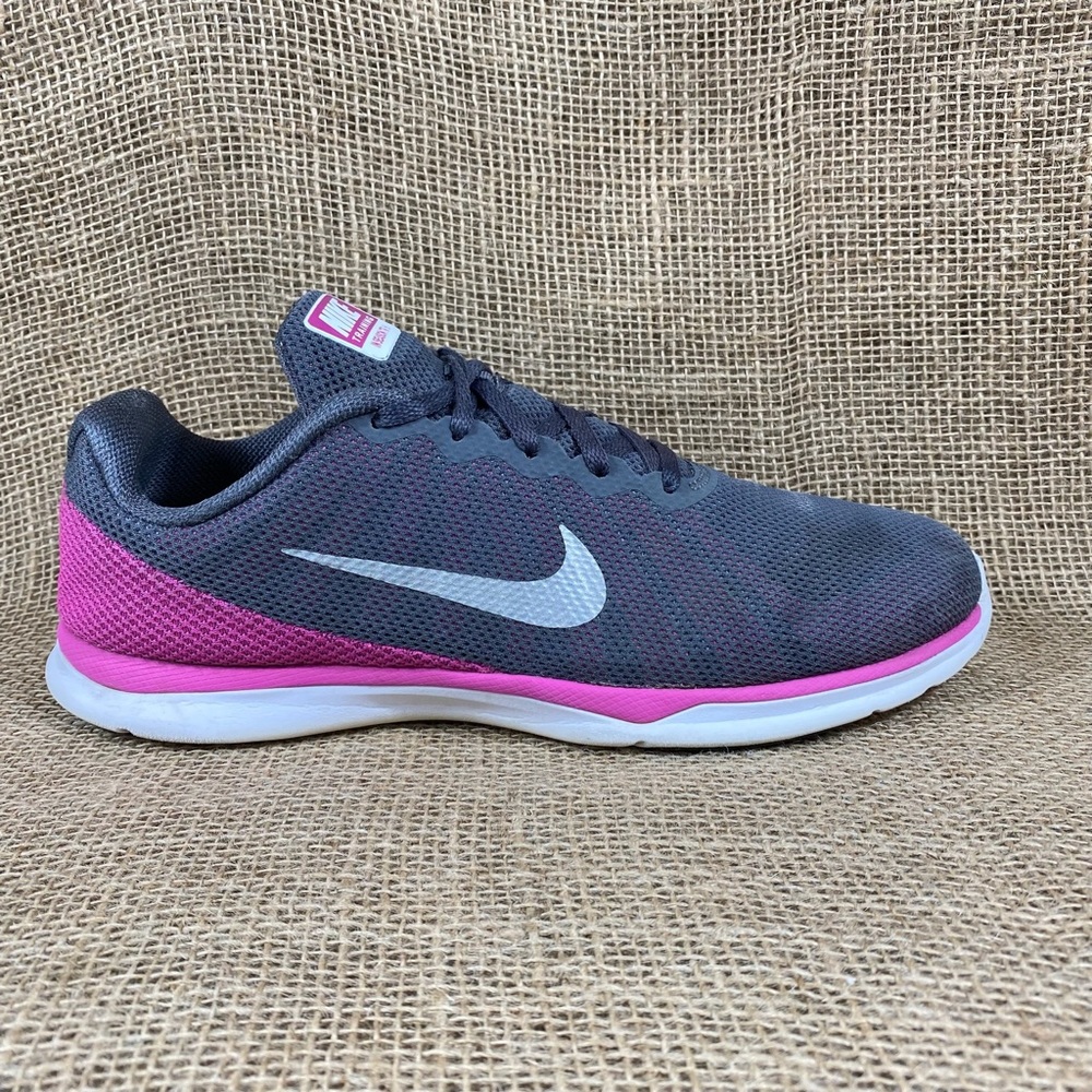Nike Running Shoe training in season Dark Gray Pink Women's Size 10 - Picture 5 of 10